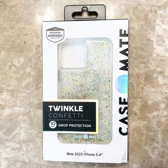 NEW Case Mate Twinkle Confetti Case for iPhone 2020 5.4" 12 Mini NIB - Picture 1 of 2